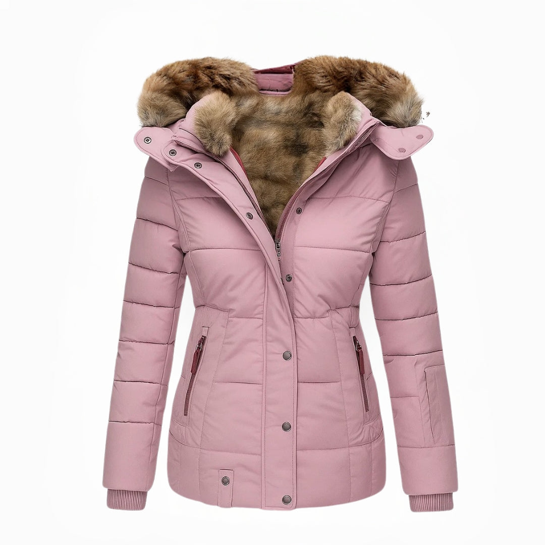Anna | Cappotto invernale con fodera in pelliccia