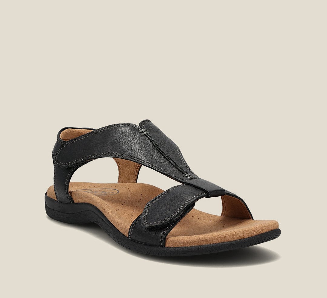 Elisabeth™ | Sandalo Orthoflex in Pelle