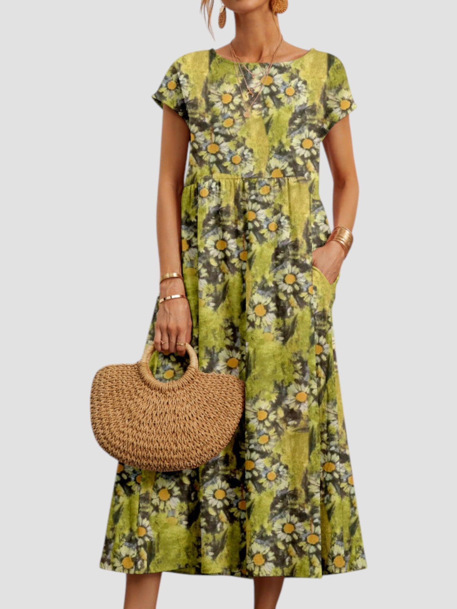 DALIA™|ABITO FLOREALE LEGGERO