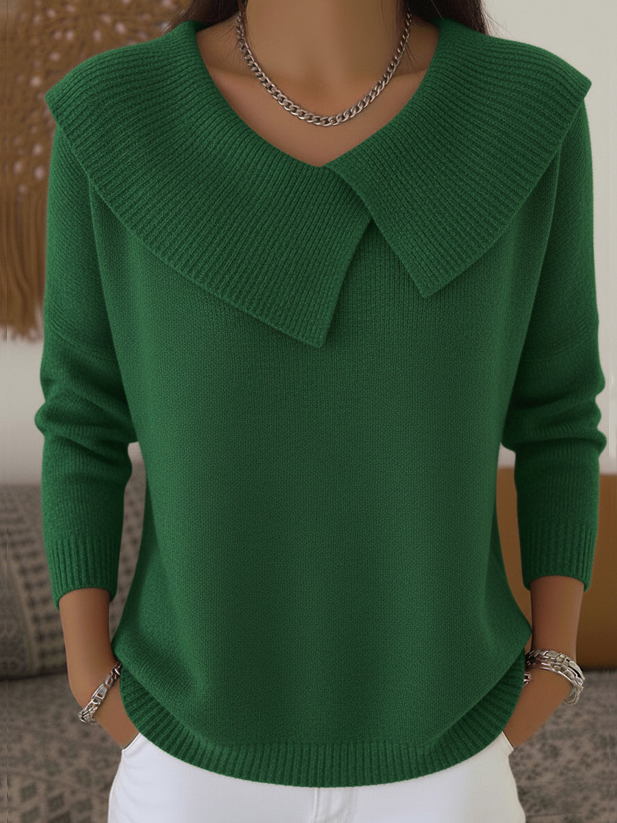 Lucia | Maglia Calda con Colletto Morbido