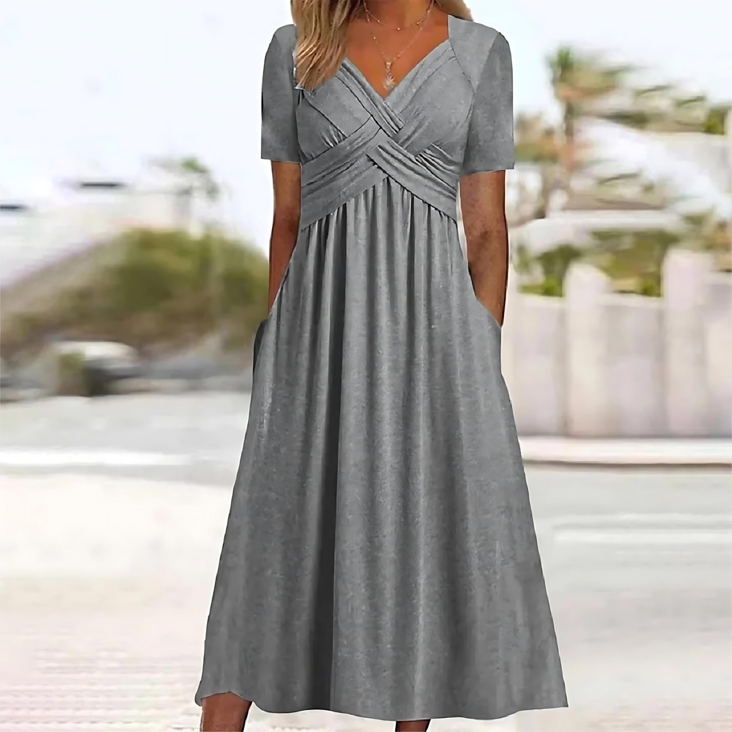 ELEONORA™|ABITO MIDI MODELLANTE