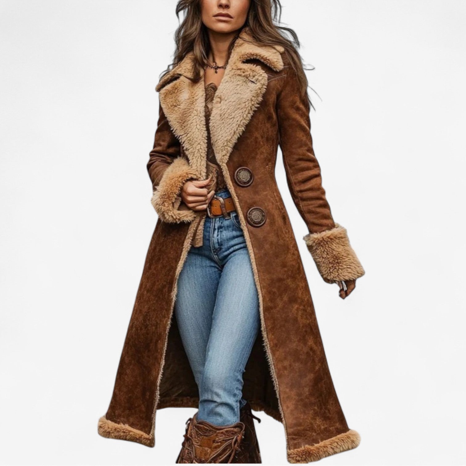 Matildi | Cappotto in Pelle Morbida