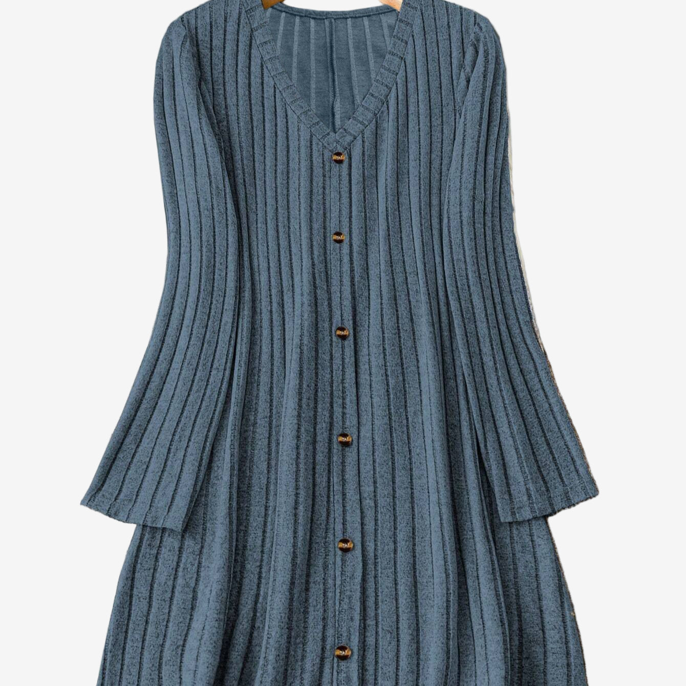 Veronie™ Abito in maglia svasata