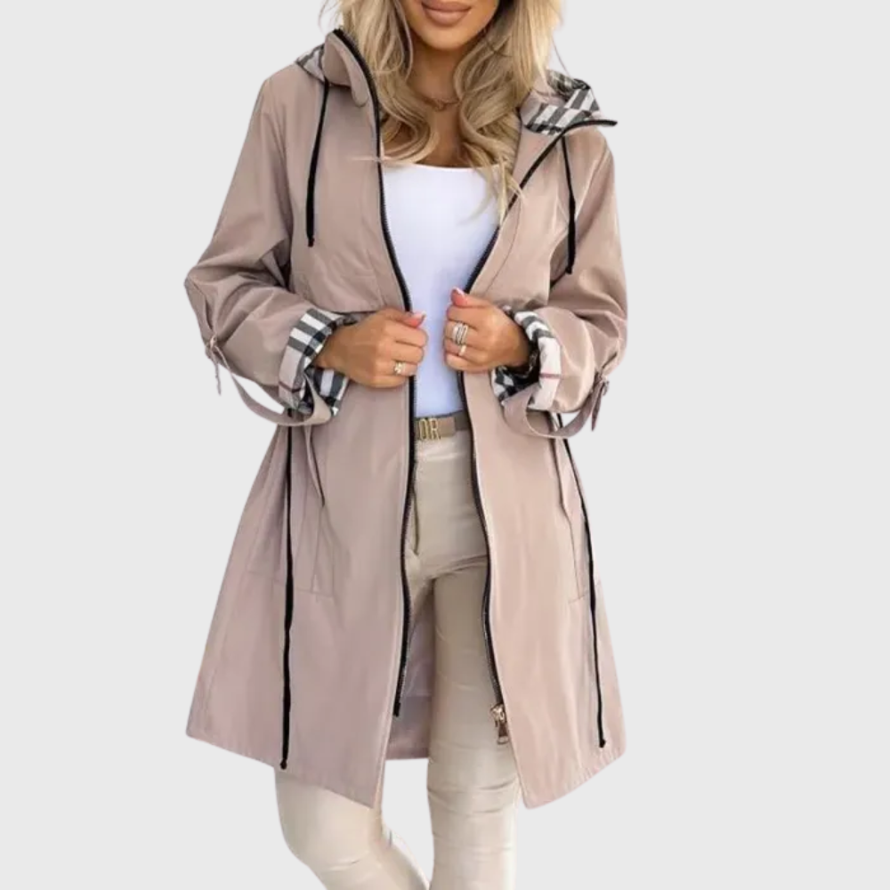 LORETTA™|GIACCA CON ZIP FRONTALE