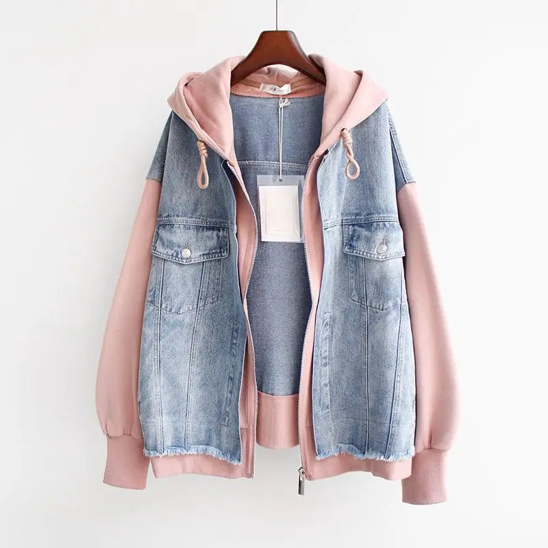 DELFINA™|GIACCA HOODIE CASUAL