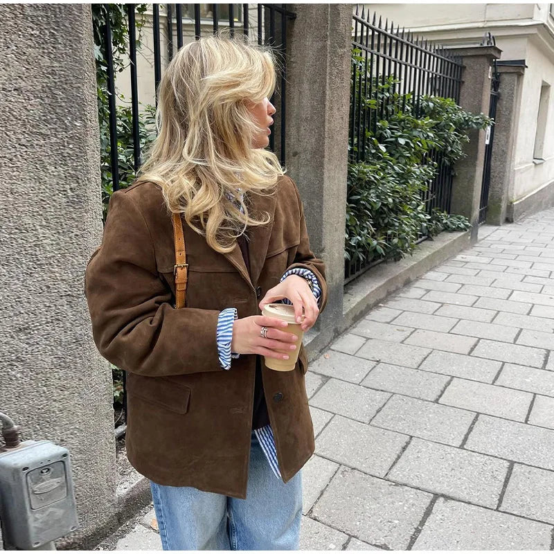 Helena | Giacca Elegante in Velluto