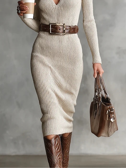 Arin | Elegante Abito Jacquard