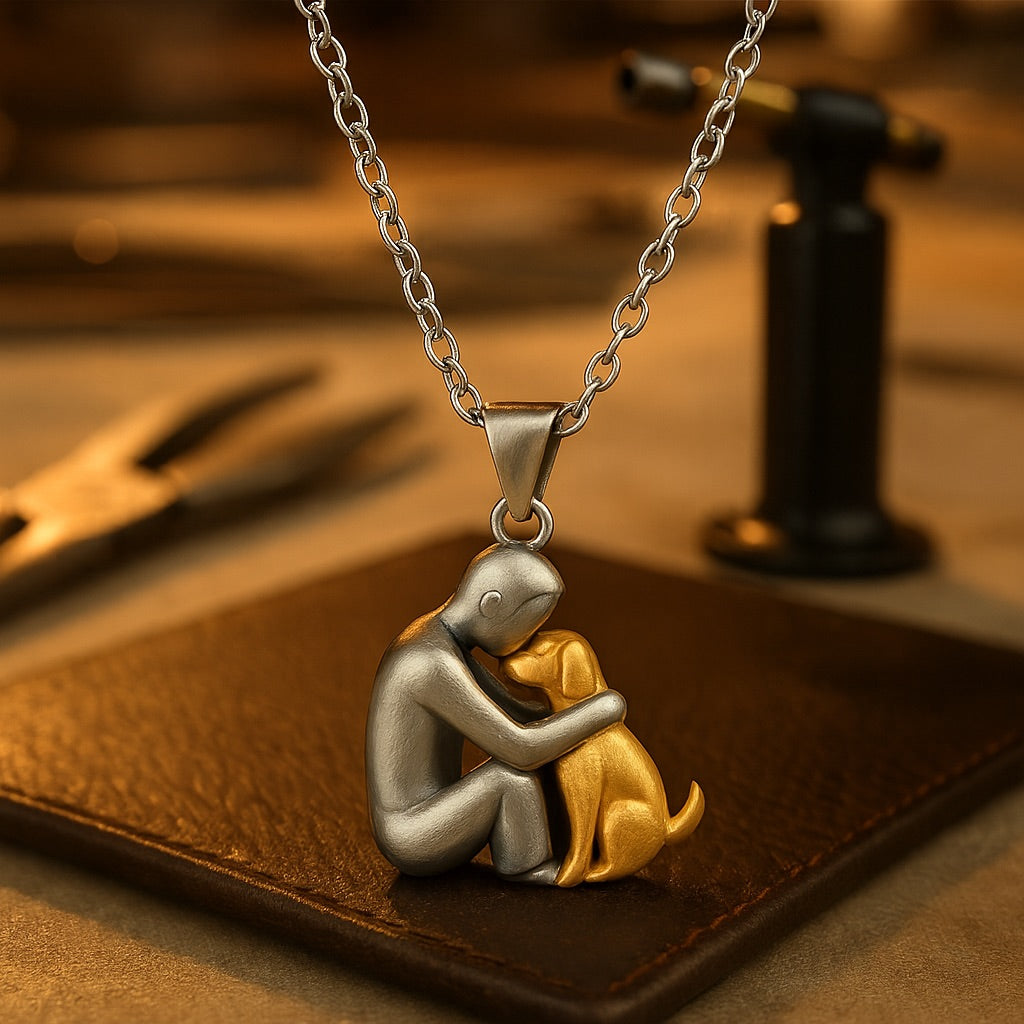 Collana con ciondolo Hug