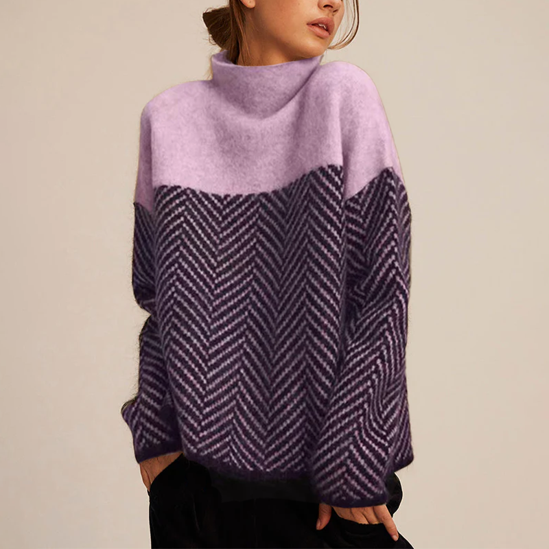 ROSANNA™|MAGLIONE A COLLO ALTO