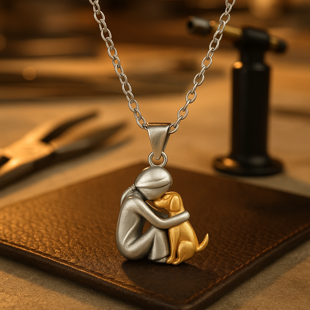 Collana con ciondolo Hug