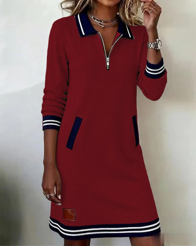 Nora | Abito elegante con maniche lunghe