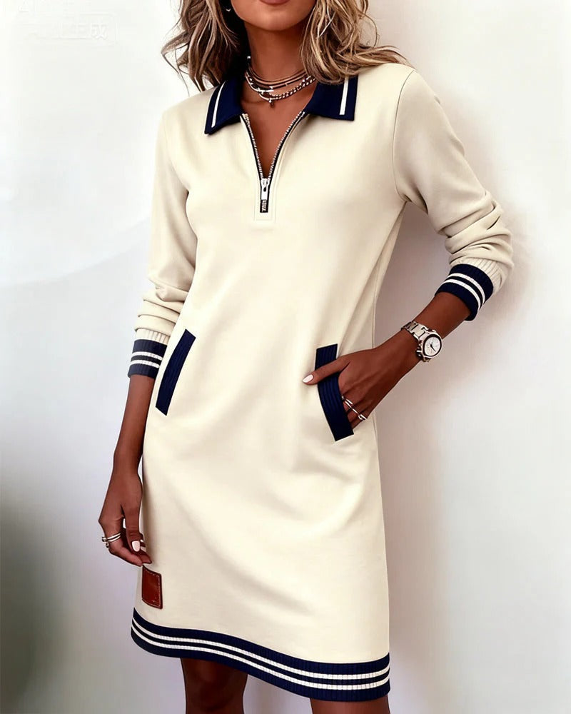 Nora | Abito elegante con maniche lunghe