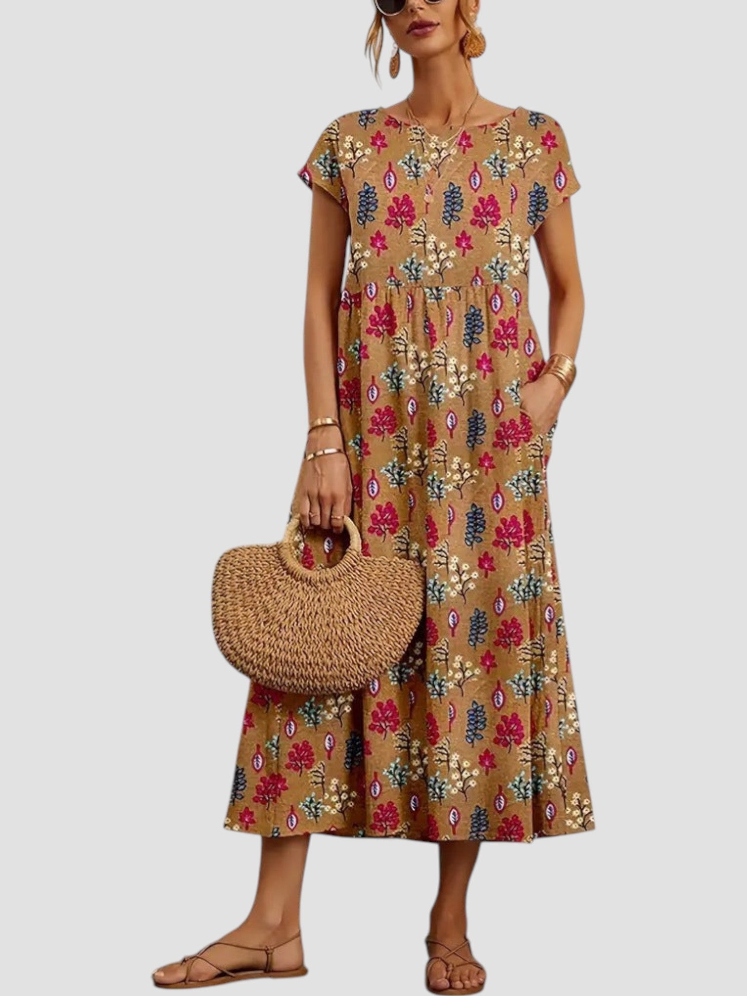 DALIA™|ABITO FLOREALE LEGGERO