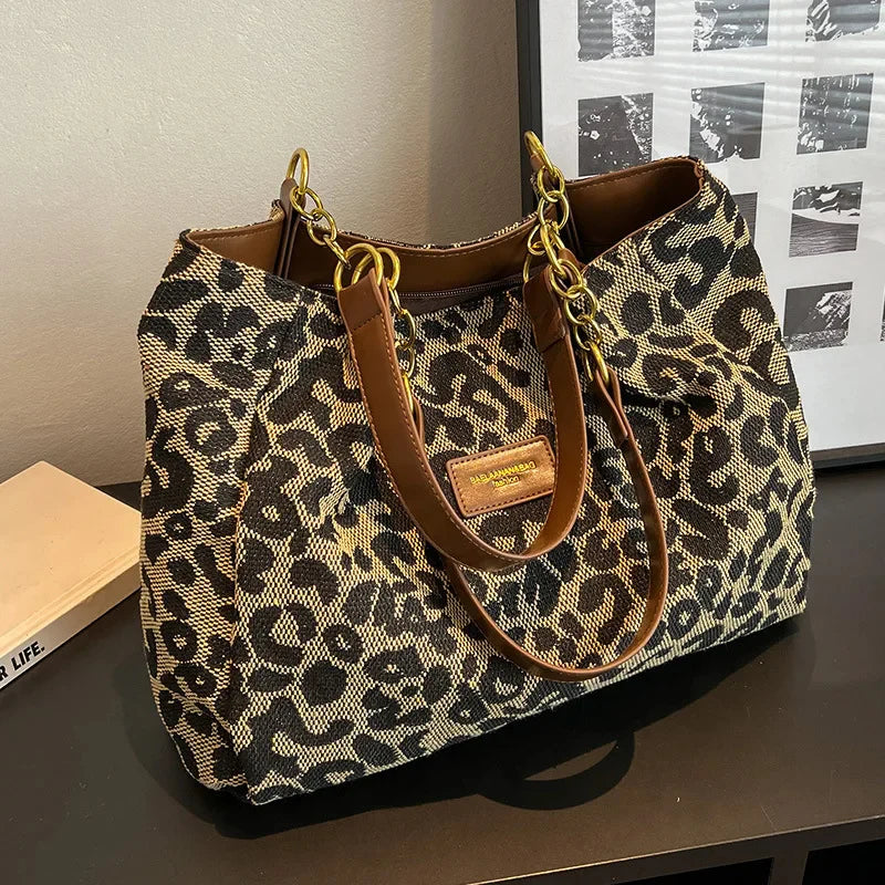 NINA™|BORSA TOTE CHIC MACULATA