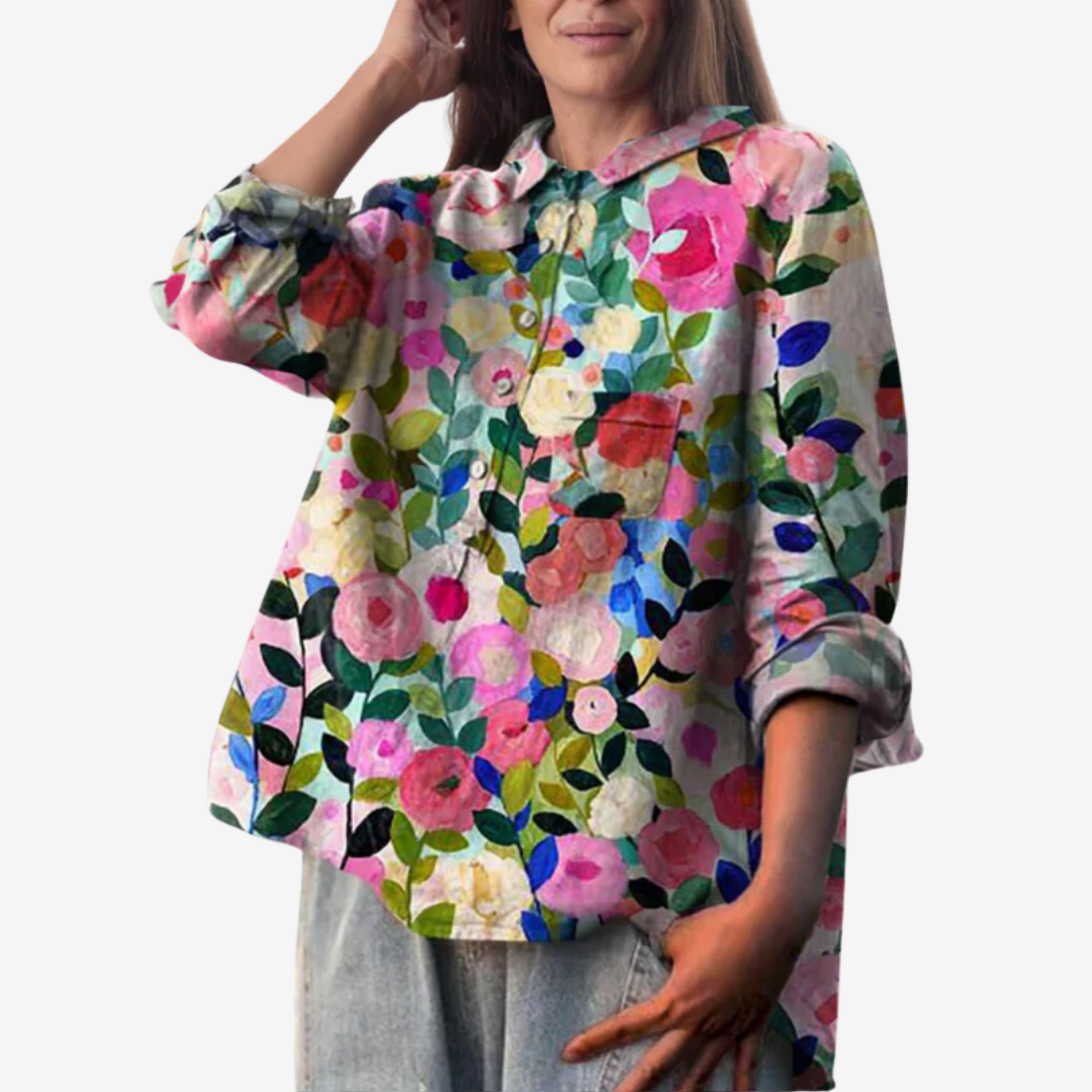 Ysola™ Camicia floreale bohémien