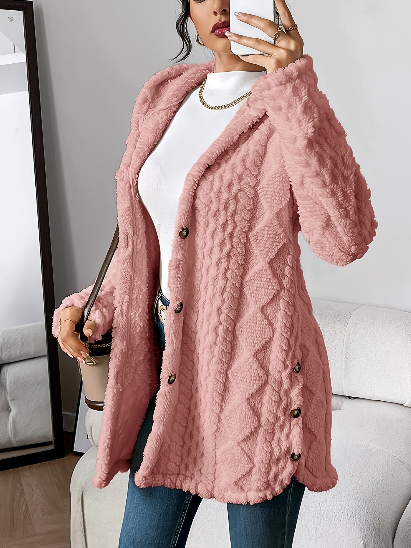 ANGELICA™|CARDIGAN CON CAPPUCCIO