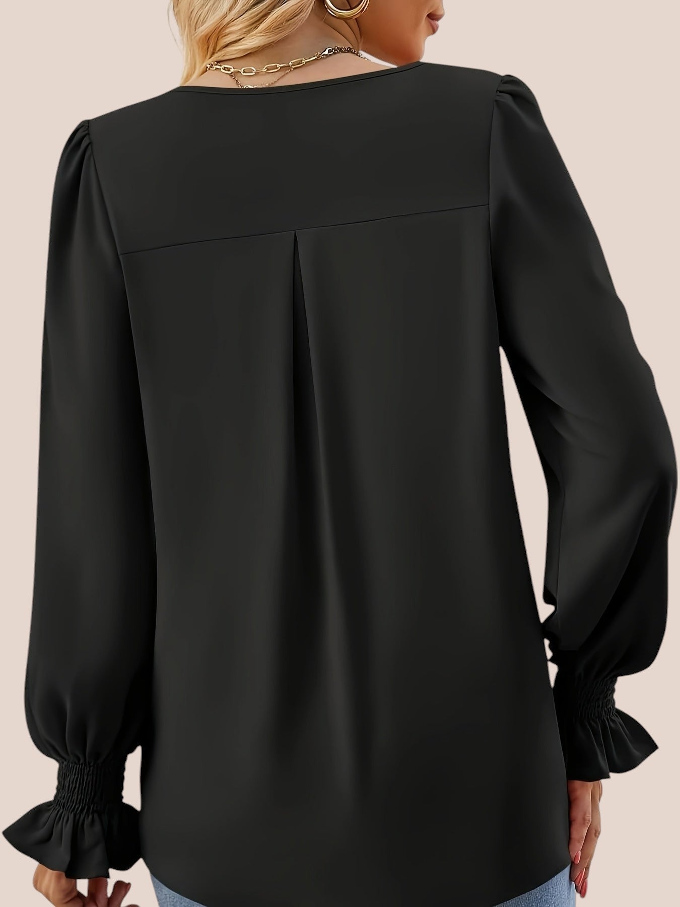 Mira | Blusa Elegante con Scollo a V
