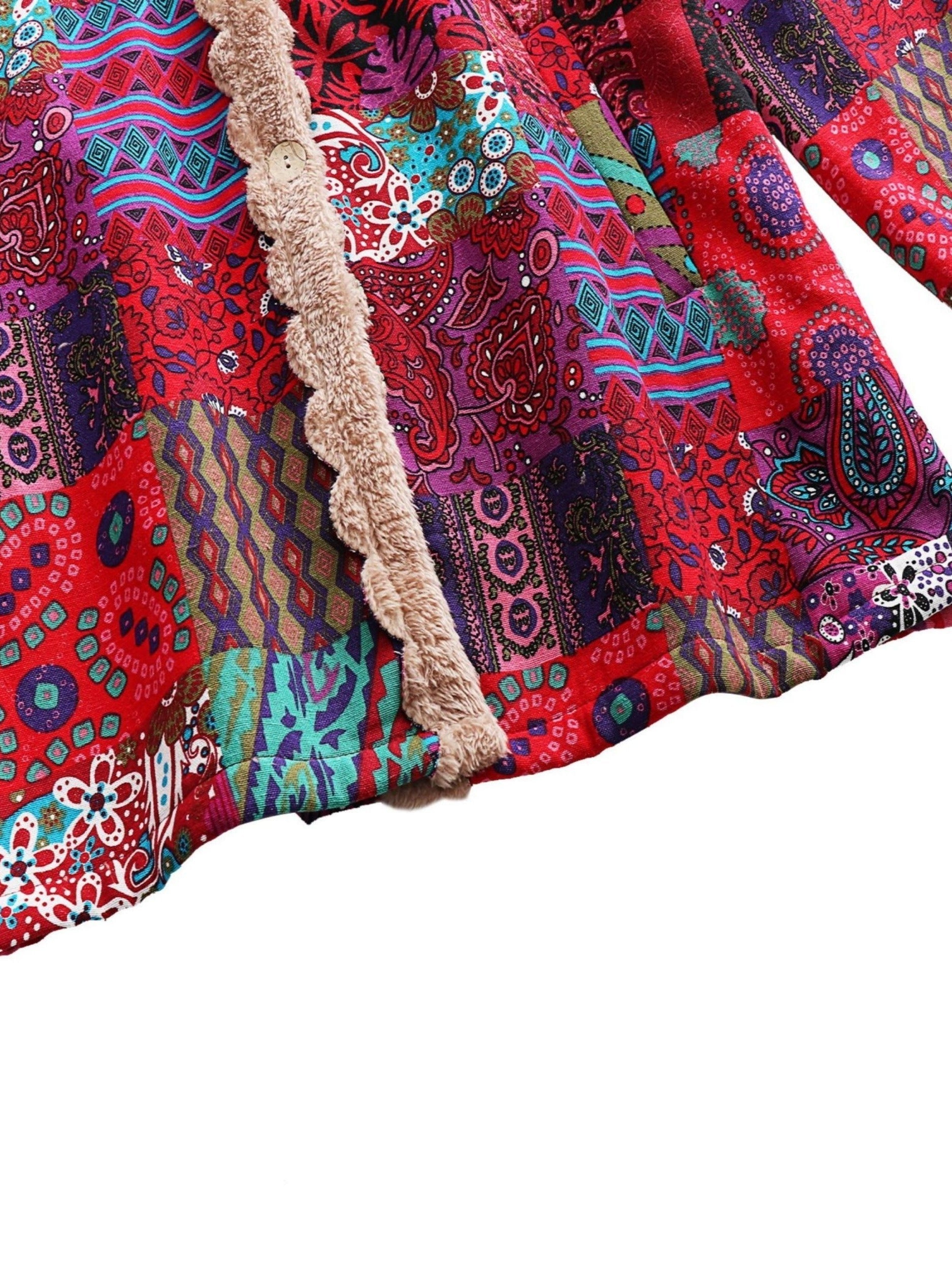 LYDIA™|CAPPOTTO PATCHWORK BOHO