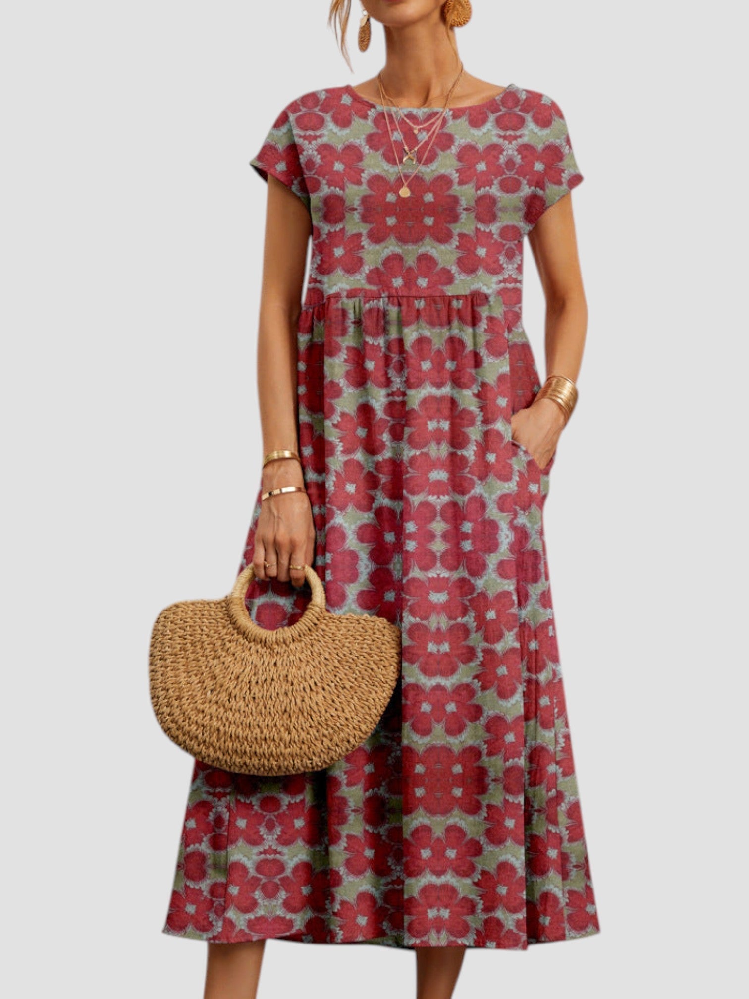 DALIA™|ABITO FLOREALE LEGGERO