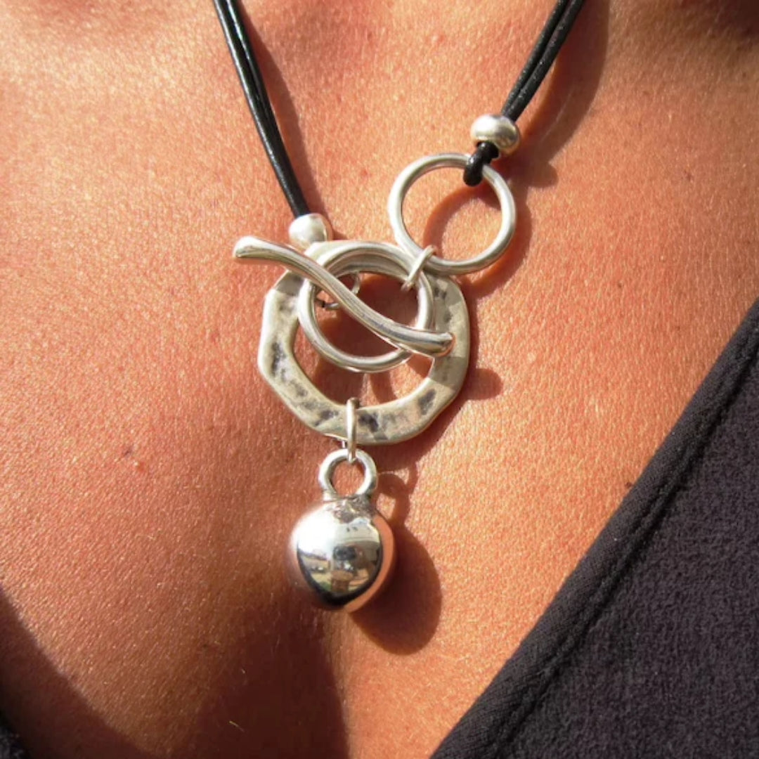 Collana vintage placcata argento