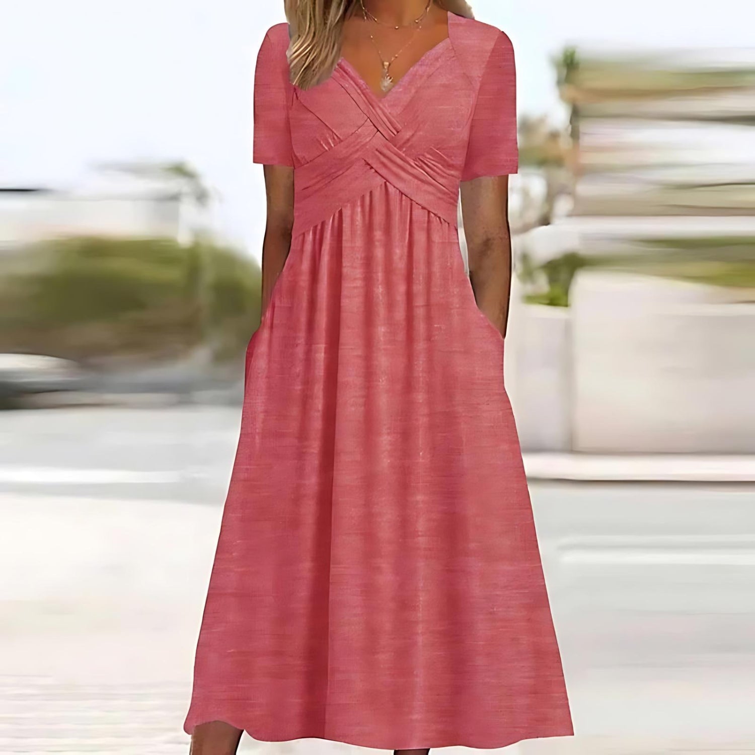 ELEONORA™|ABITO MIDI MODELLANTE