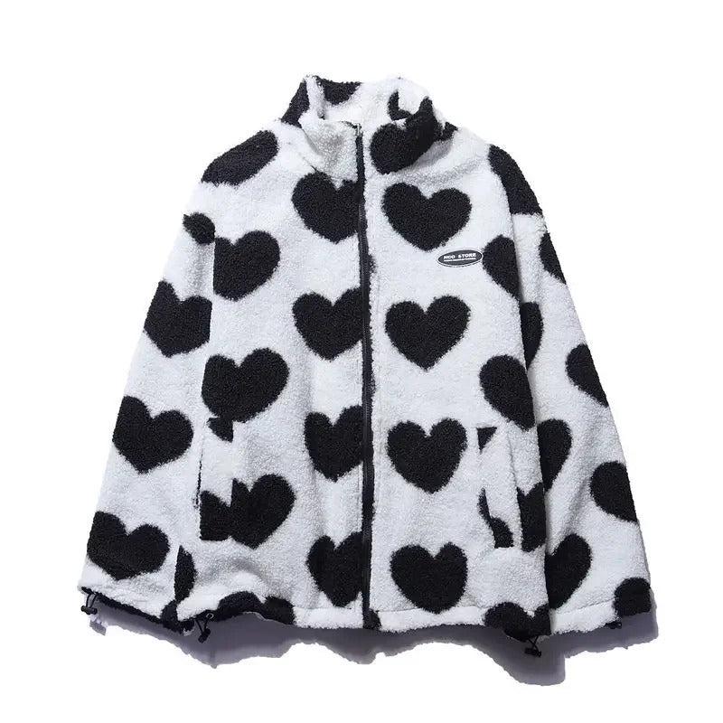 FIONA™|GIACCA REVERSIBILE CUORI