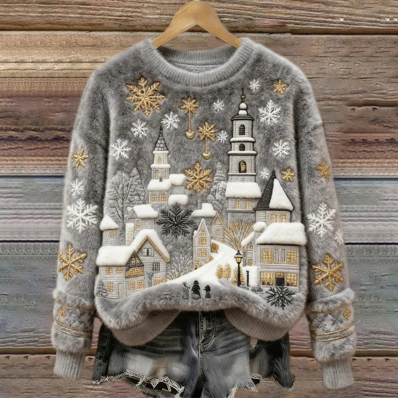 Maglione Accogliente Invernale – Villaggio Neve