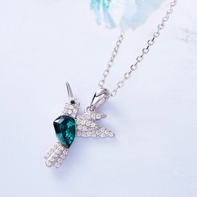 Collana Hummingbird Sparkle con zirconi