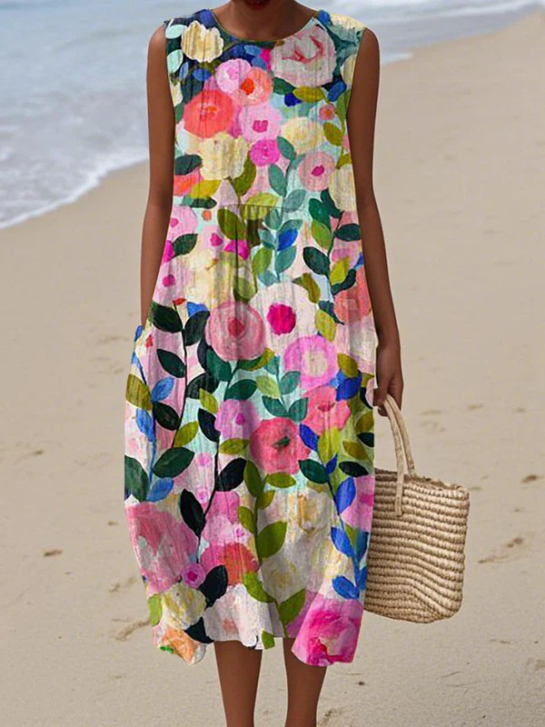 Ava | Vestito Midi Floreale