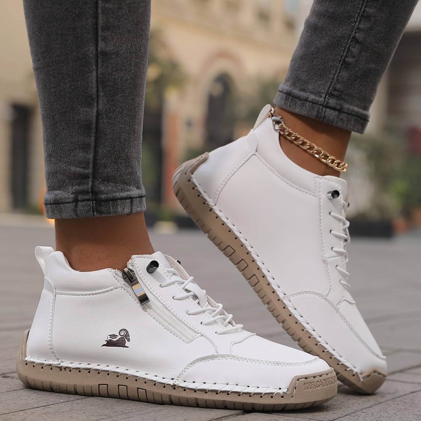 Mila™ | Sneakers con supporto ortopedico e chiusura a cerniera