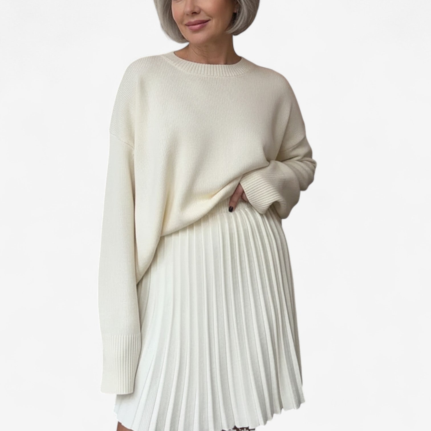 Marie™ Completo maglione plissettato