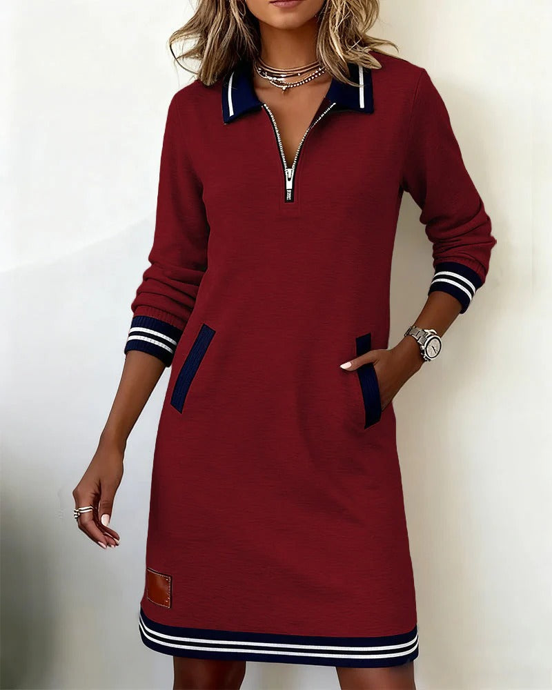 Nora | Abito elegante con maniche lunghe